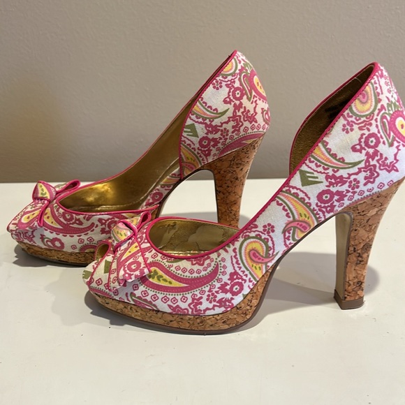 Unlisted pink flower heels - Picture 4 of 11